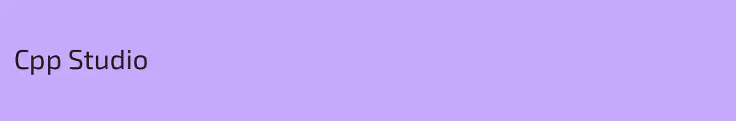Cpp Studio